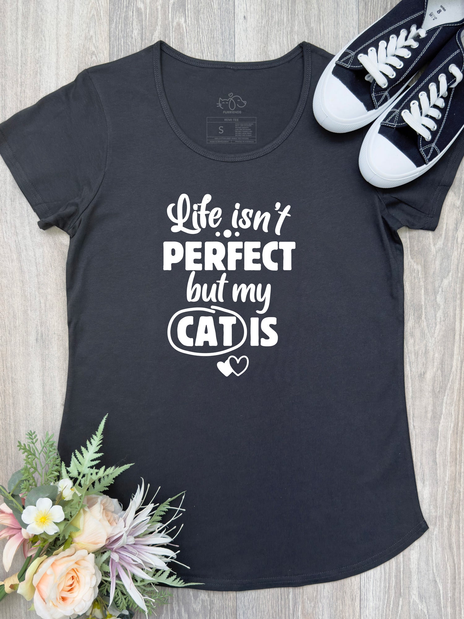 Life Isn't Perfect, But My Cat Is Remi Women's Tee