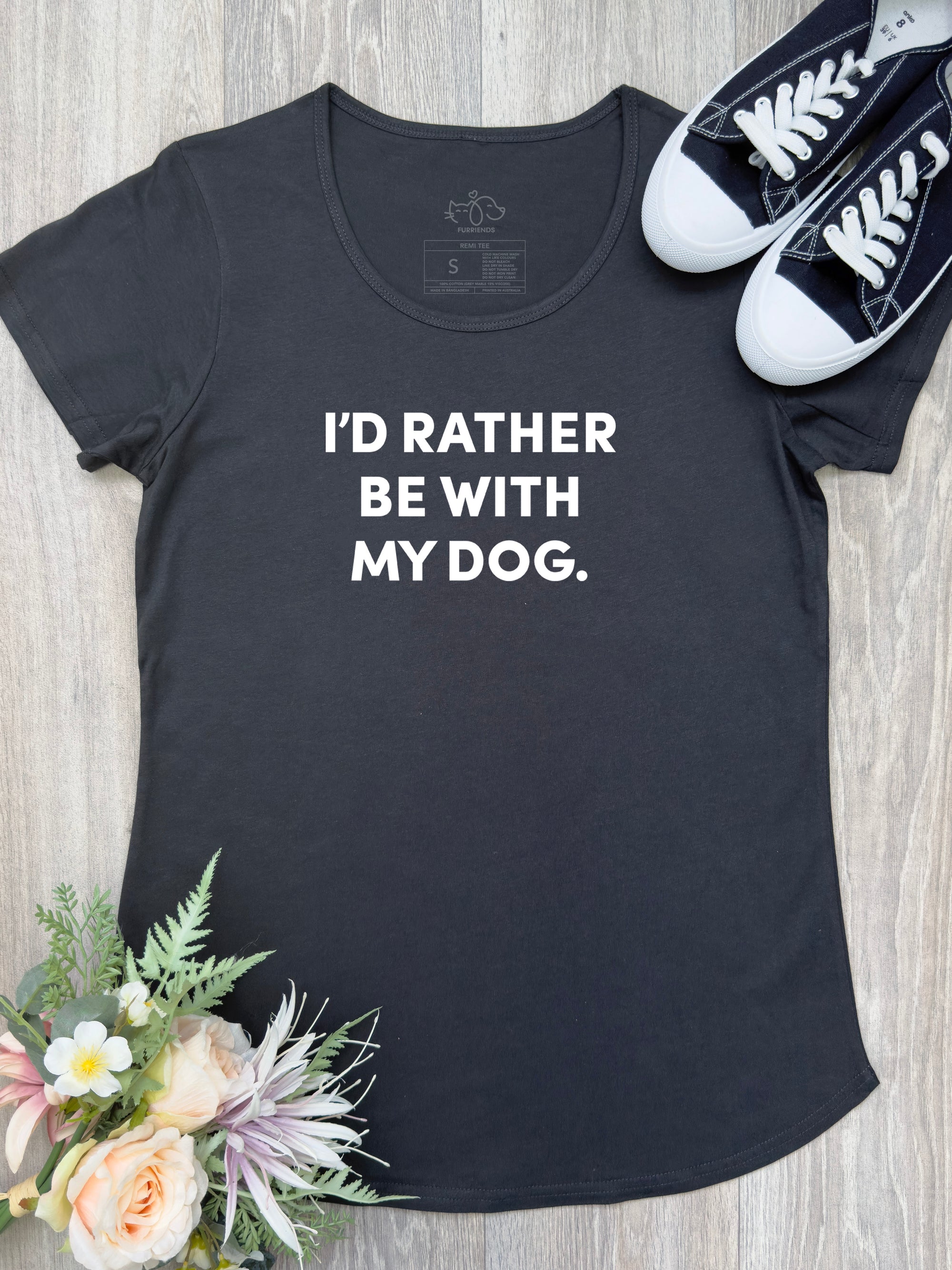 I'd Rather Be With My Dog. Remi Women's Tee