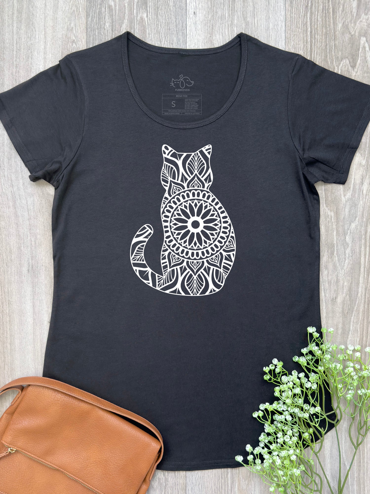 Cat Mandala Remi Women's Tee