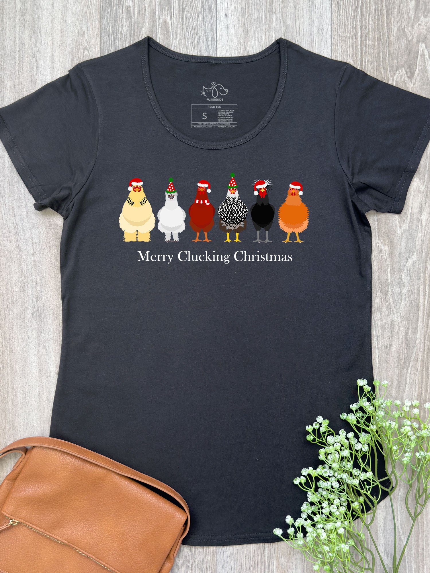 Merry Clucking Christmas Remi Women's Tee