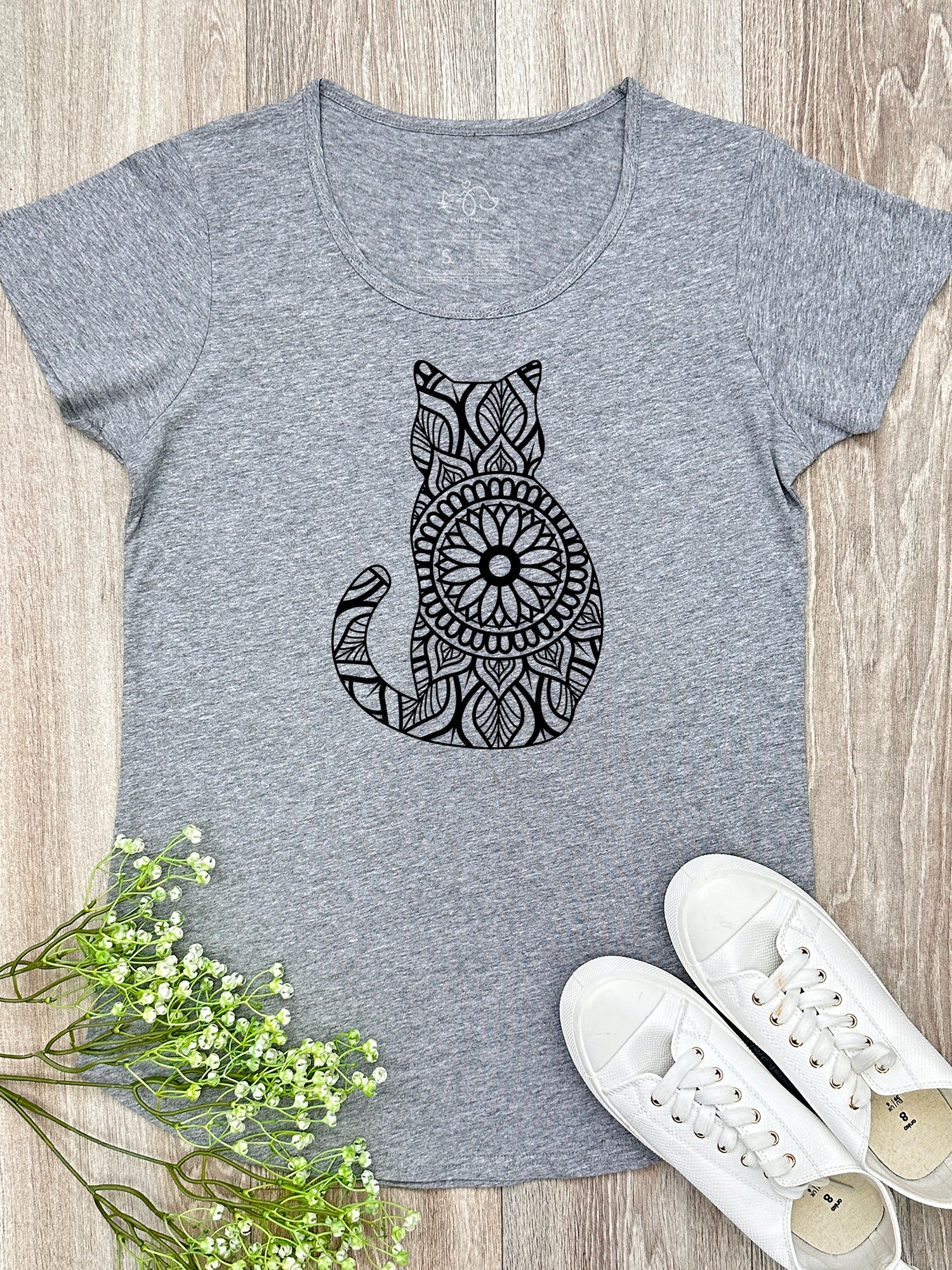 Cat Mandala Remi Women's Tee