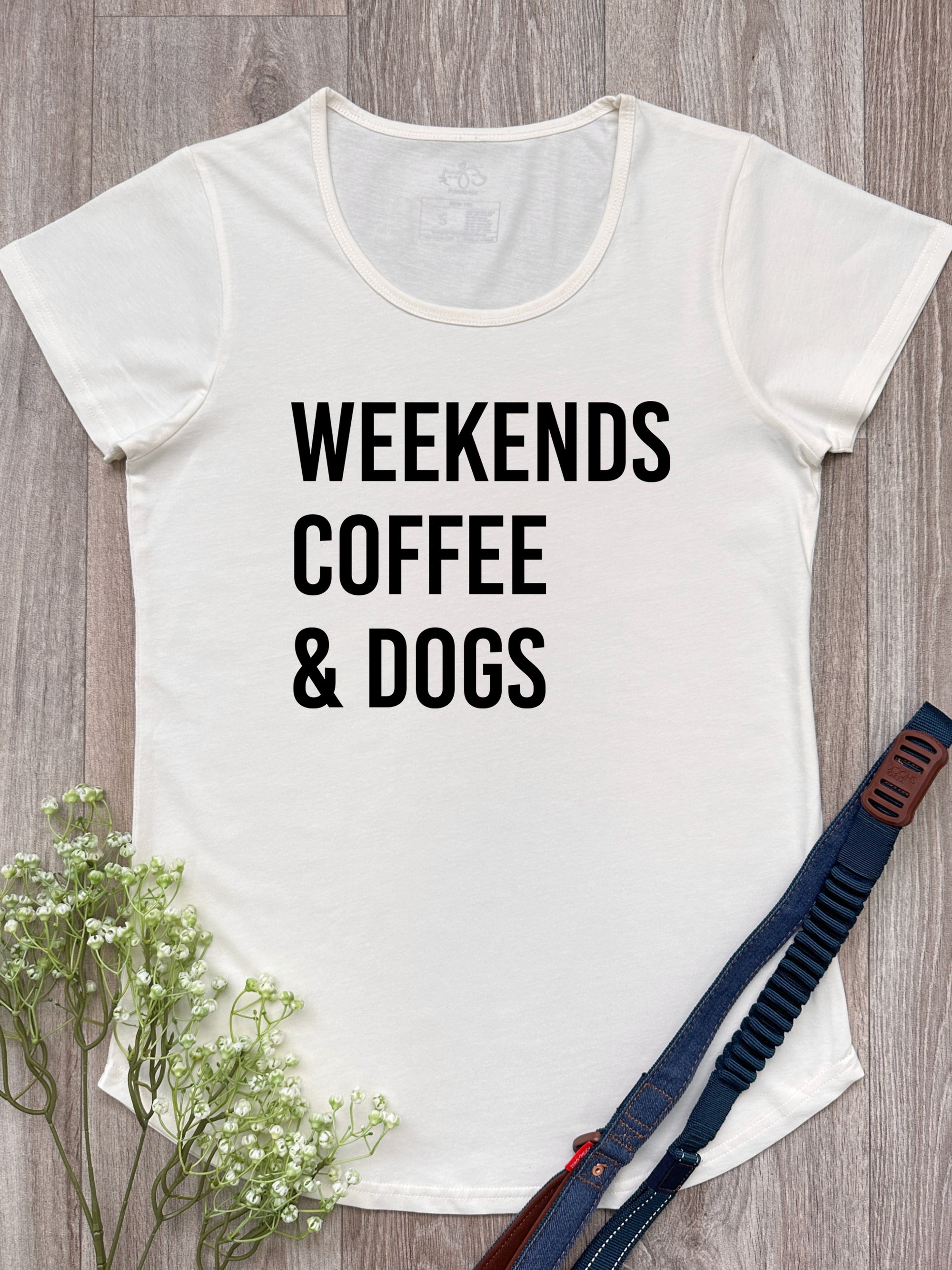 Weekends Coffee & Dogs Remi Women's Tee