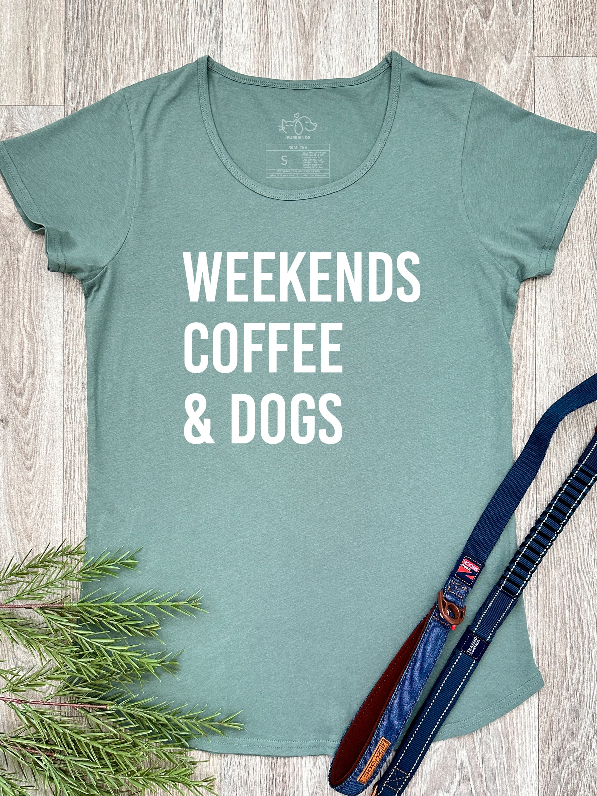 Weekends Coffee & Dogs Remi Women's Tee