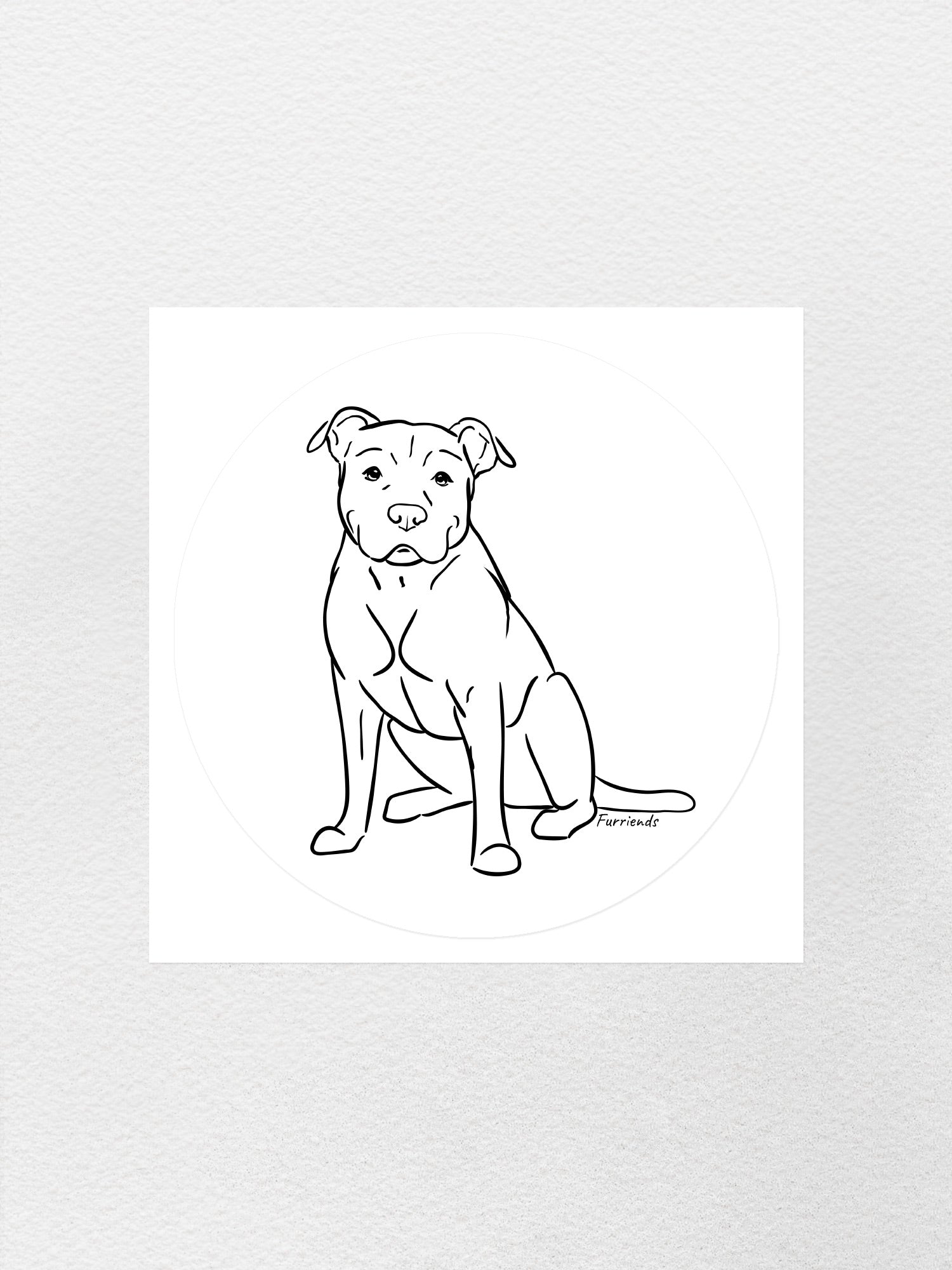 American Staffordshire Terrier Sticker