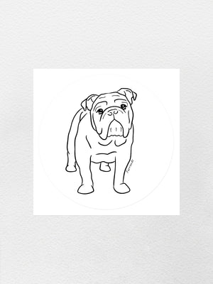 British Bulldog Sticker