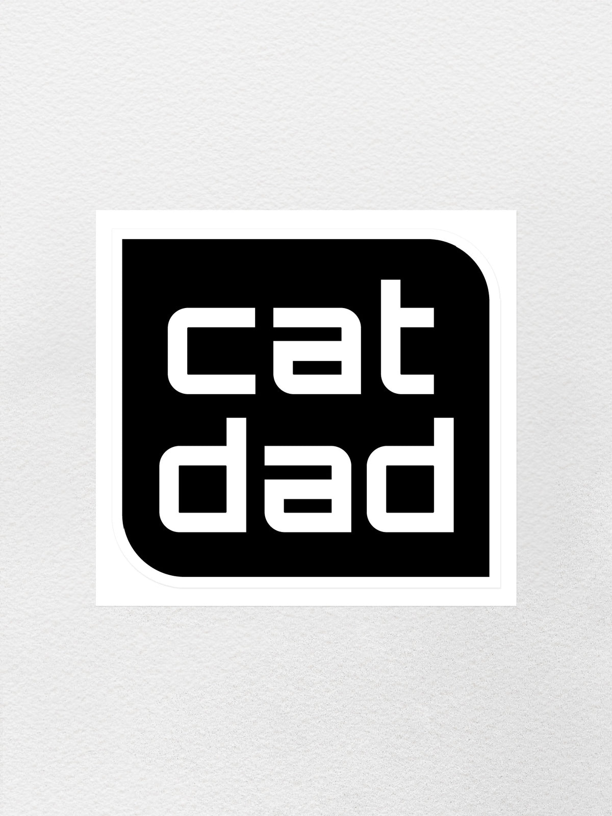 Cat Dad Sticker