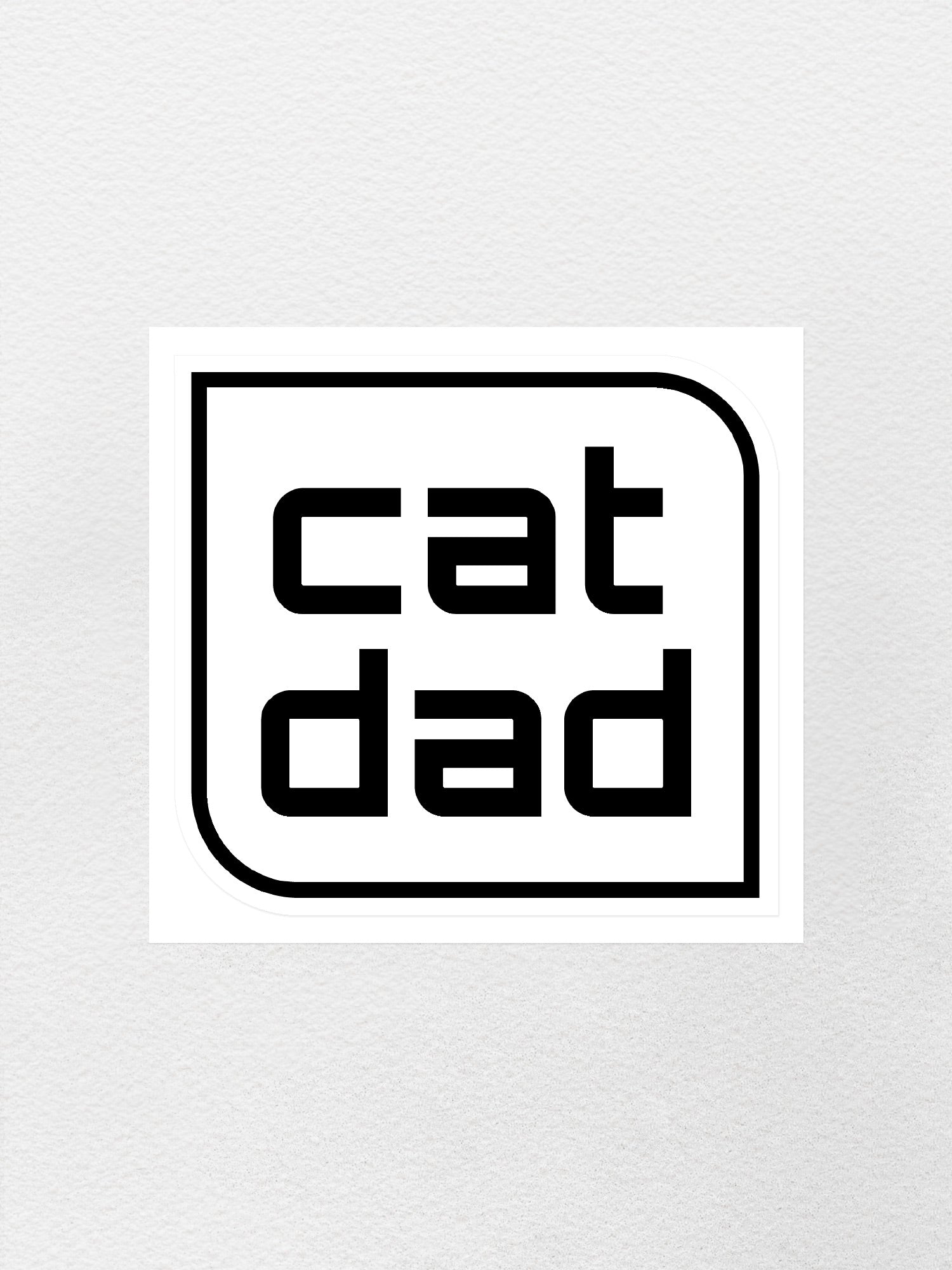 Cat Dad Sticker