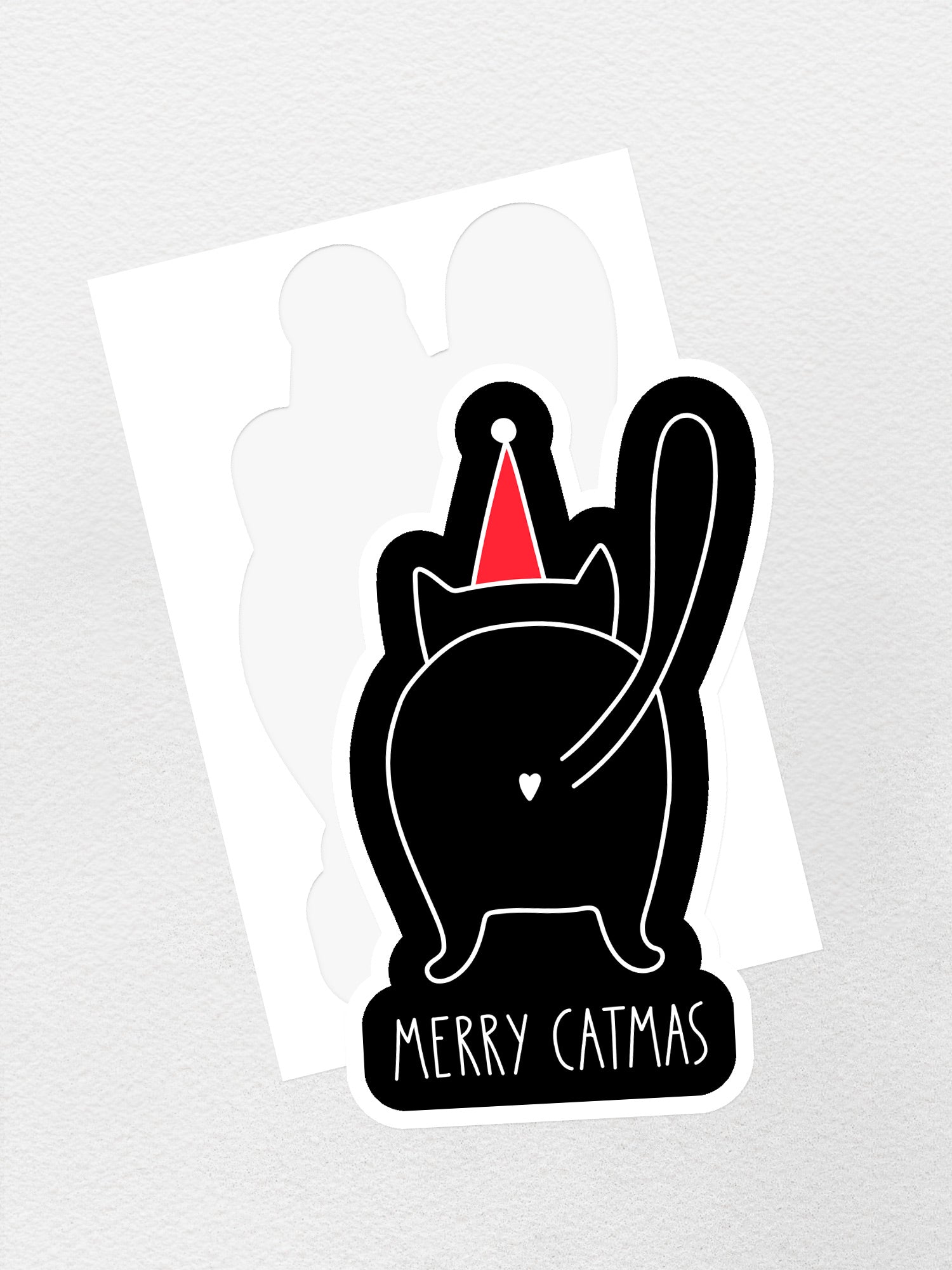 Catmas Greetings Sticker