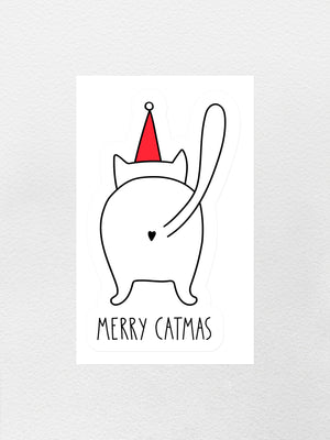 Catmas Greetings Sticker