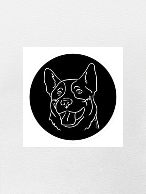 Australian Cattle Dog Sticker