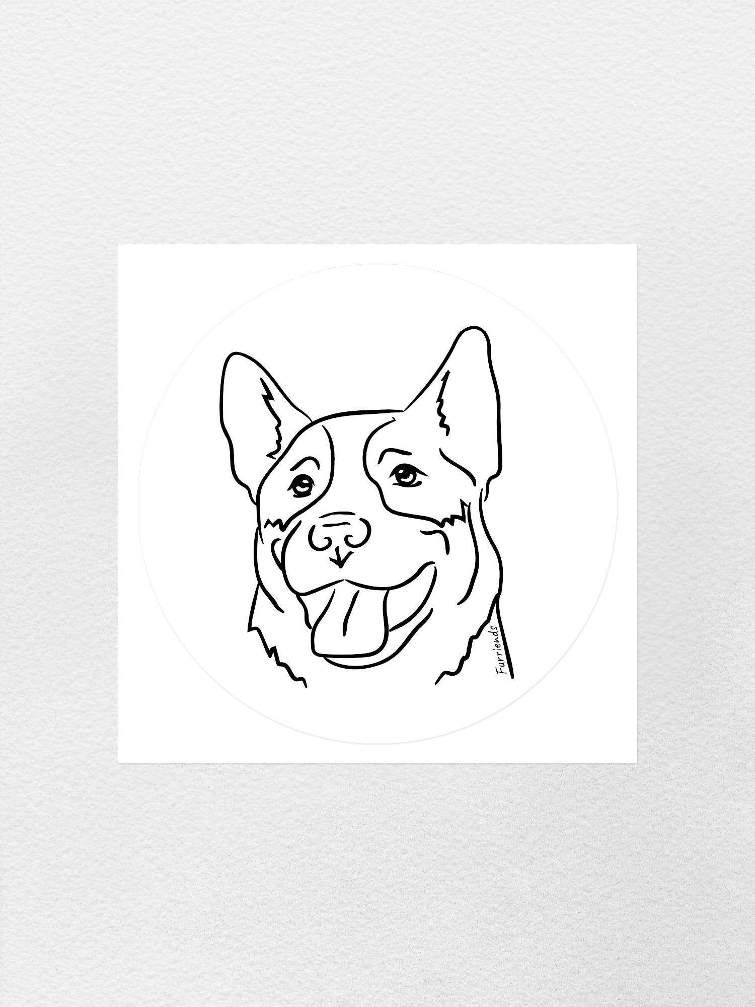 Australian Cattle Dog Sticker