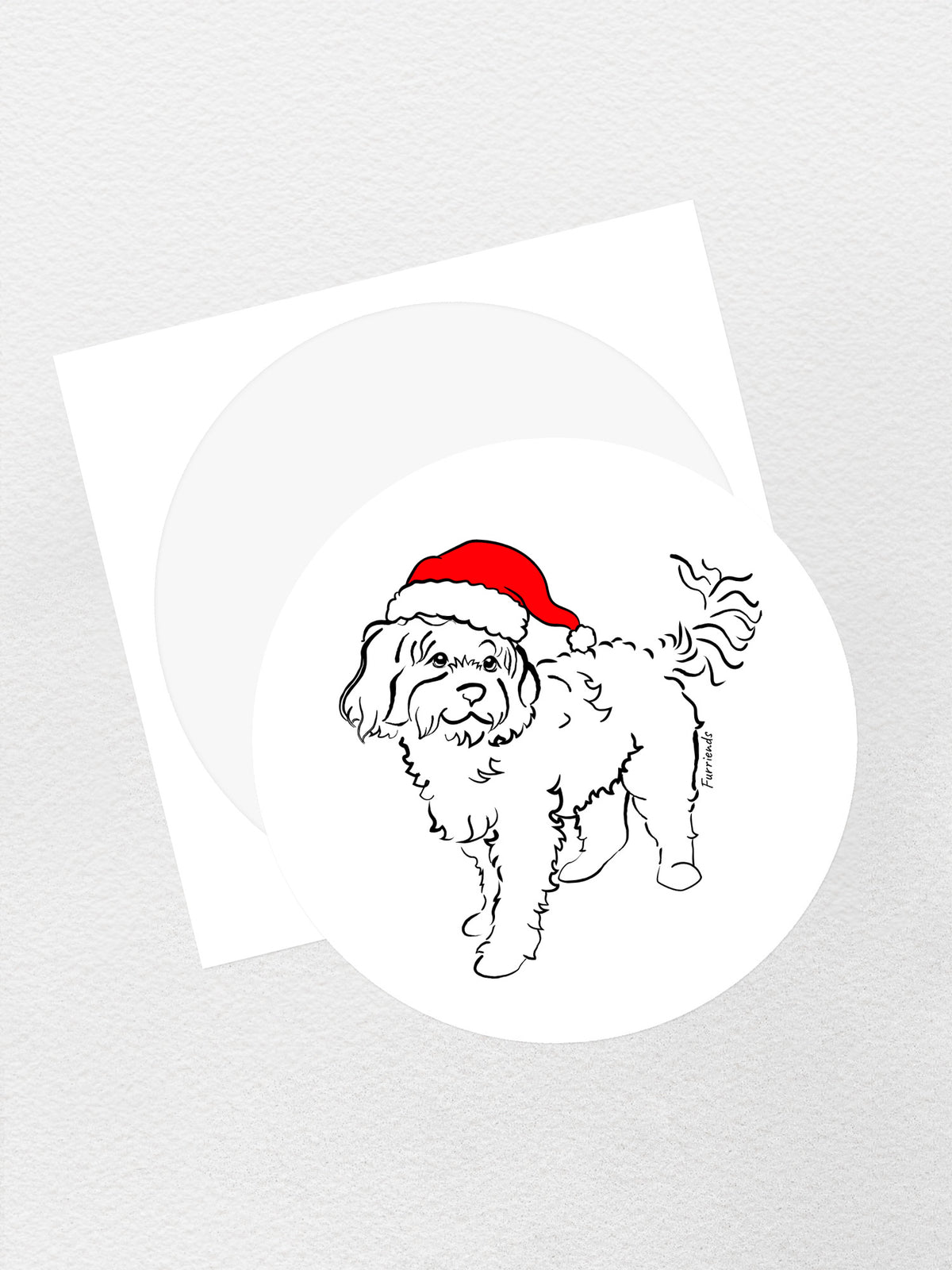 Cavoodle Christmas Edition Sticker