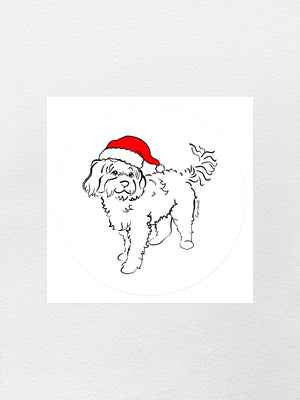 Cavoodle Christmas Edition Sticker