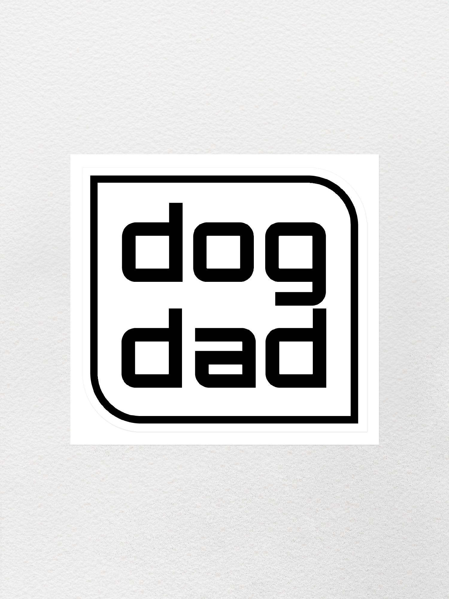 Dog Dad Sticker