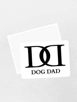 Dog Dad Monogram Sticker