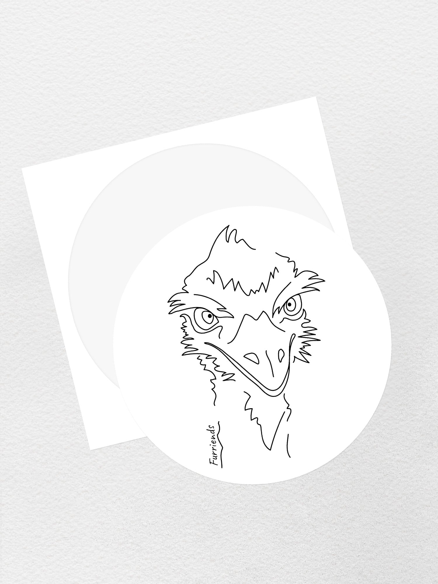 Emu Sticker