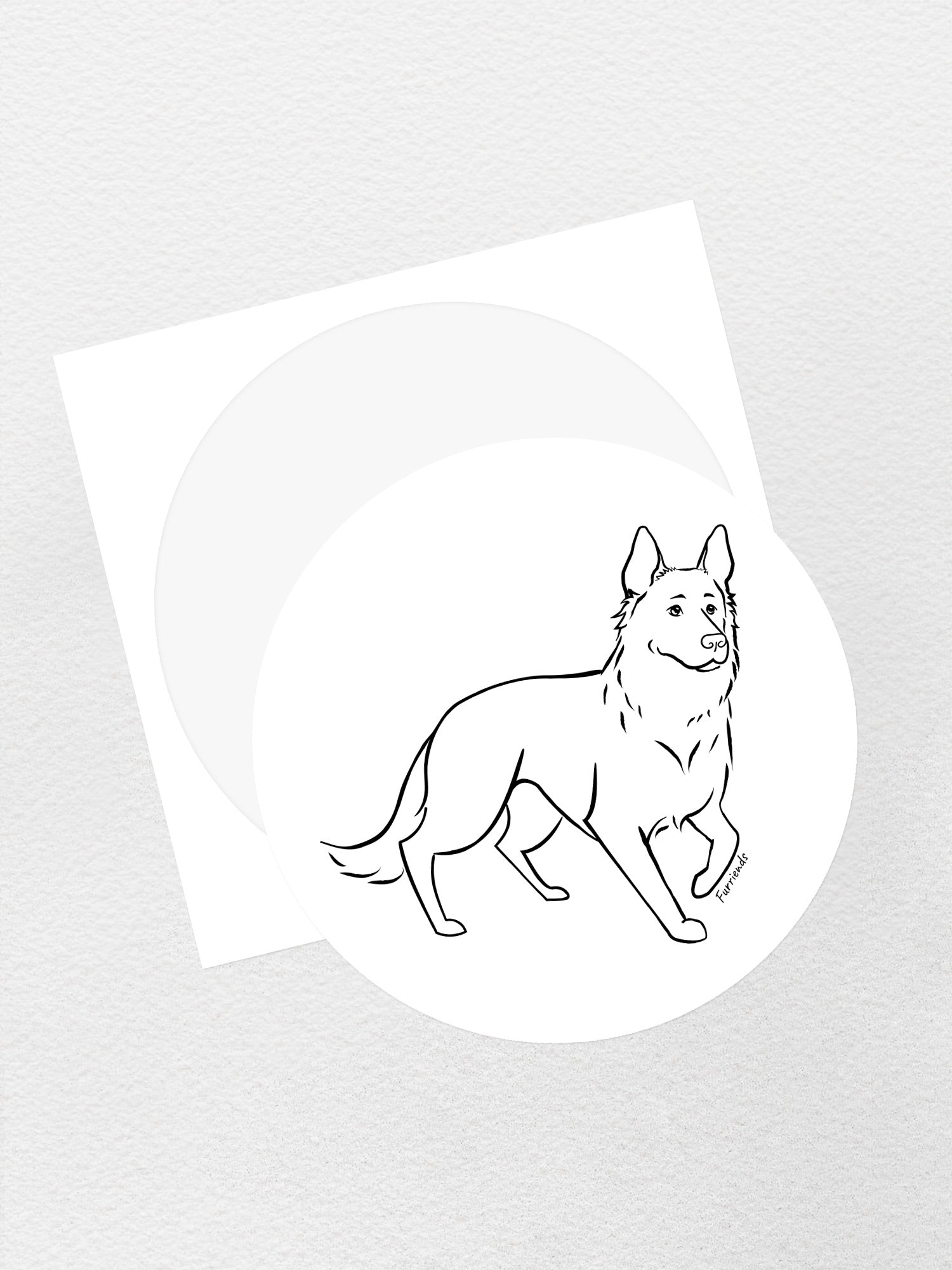 German Shepherd Sticker