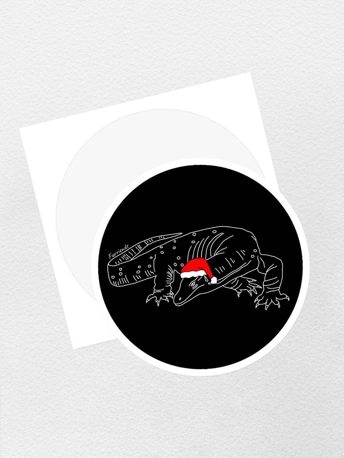 Lace Monitor Christmas Edition Sticker