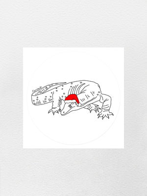 Lace Monitor Christmas Edition Sticker