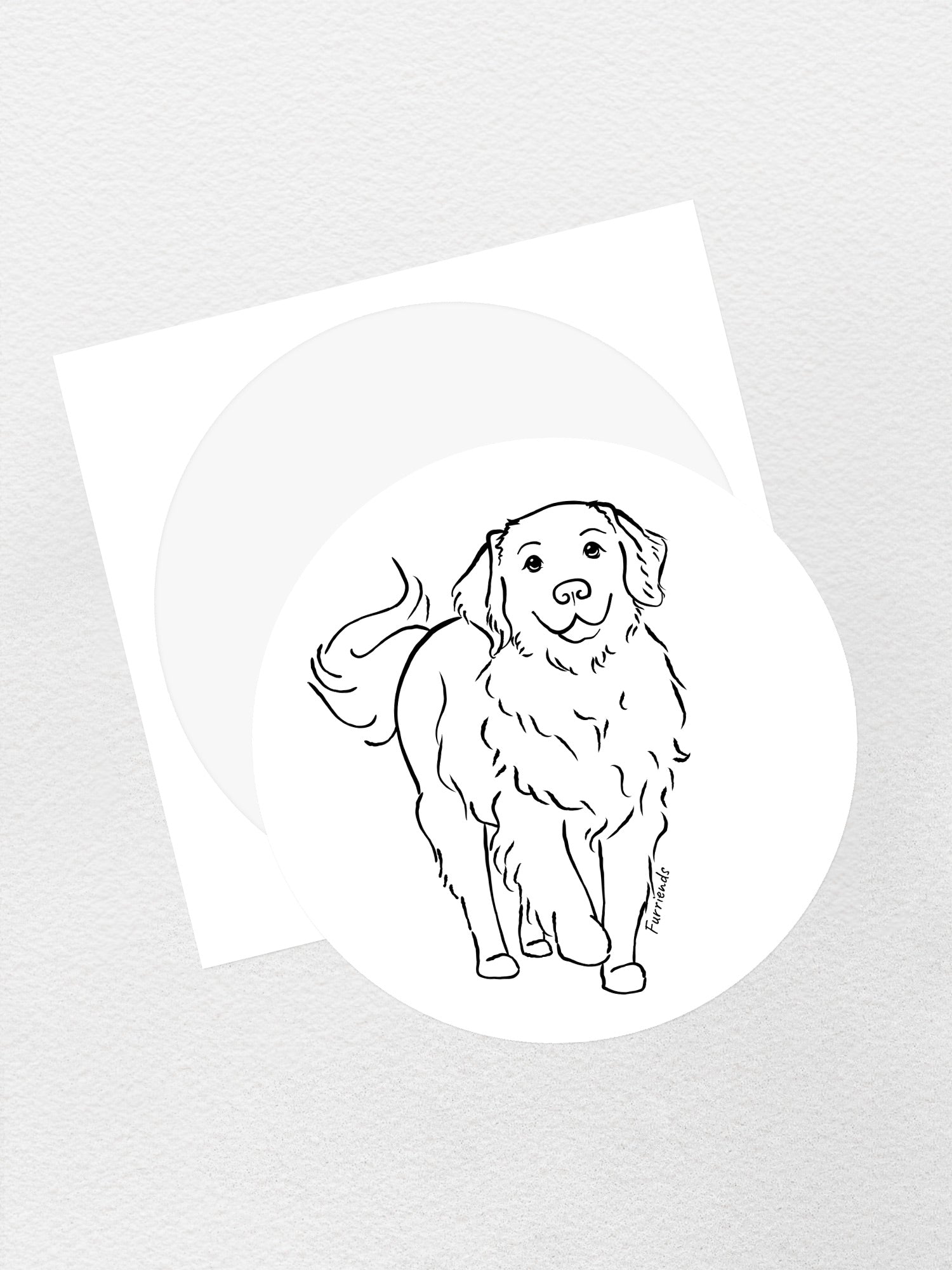 Golden Retriever Sticker