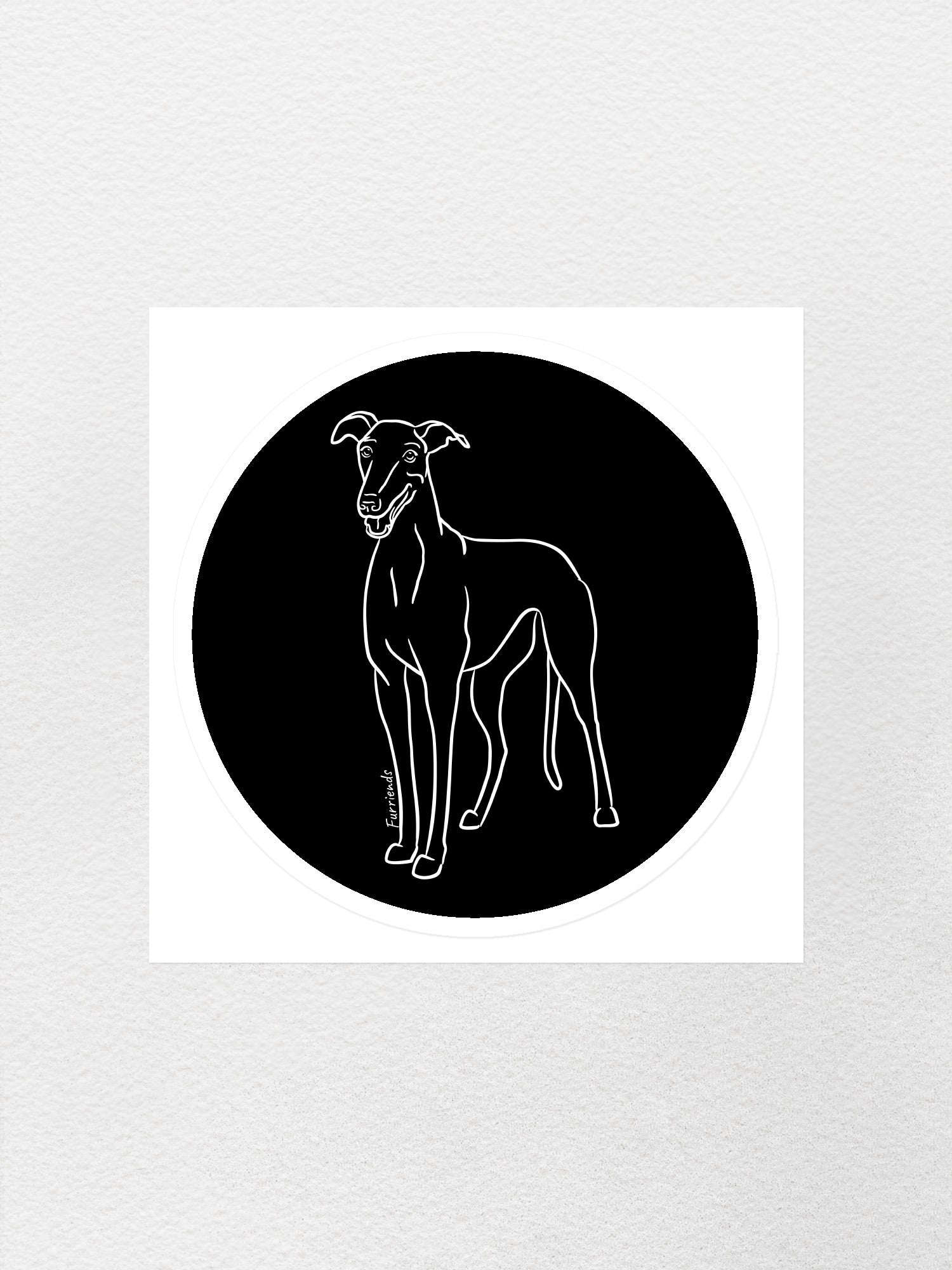 Greyhound Sticker