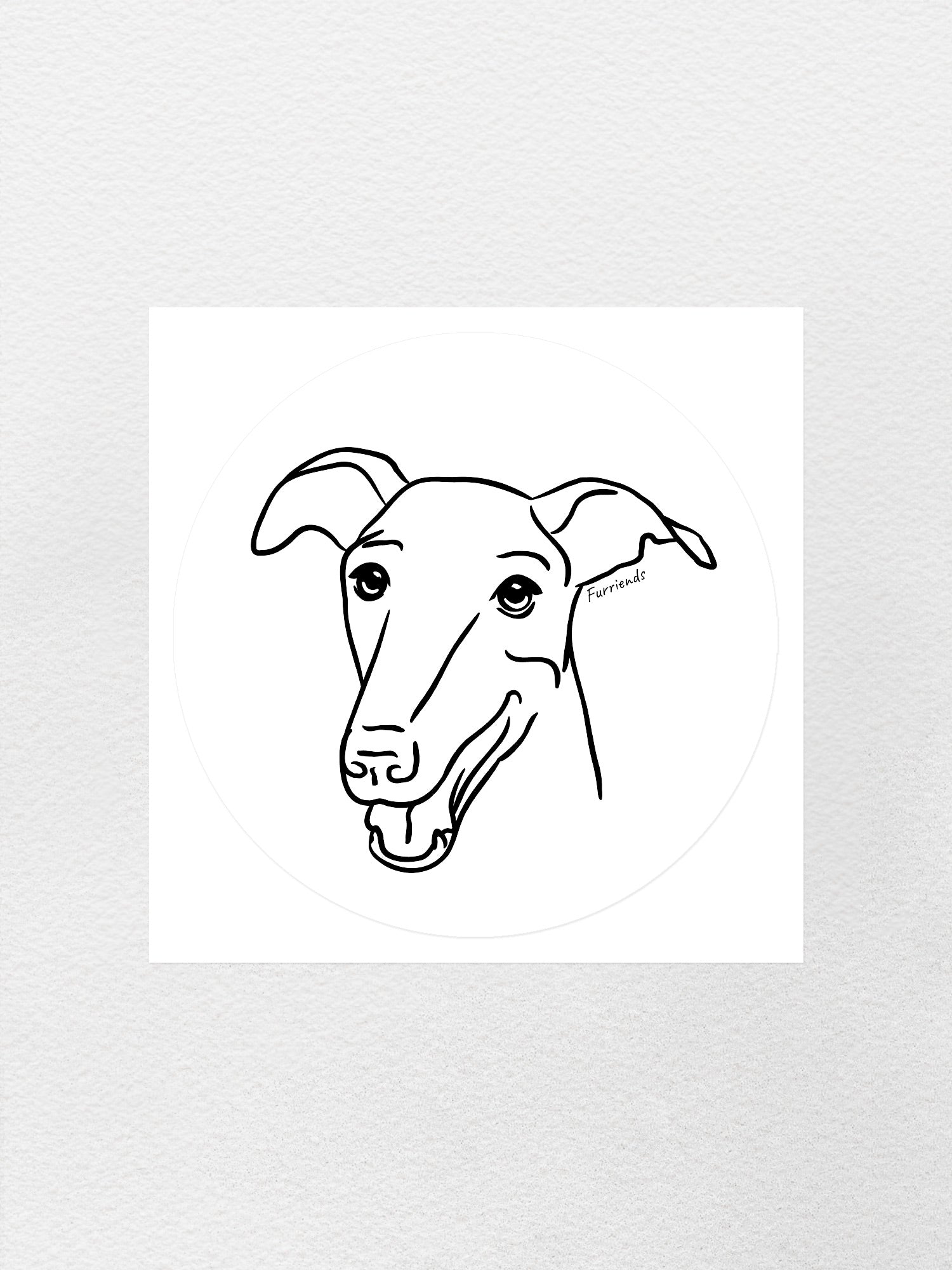 Greyhound Sticker