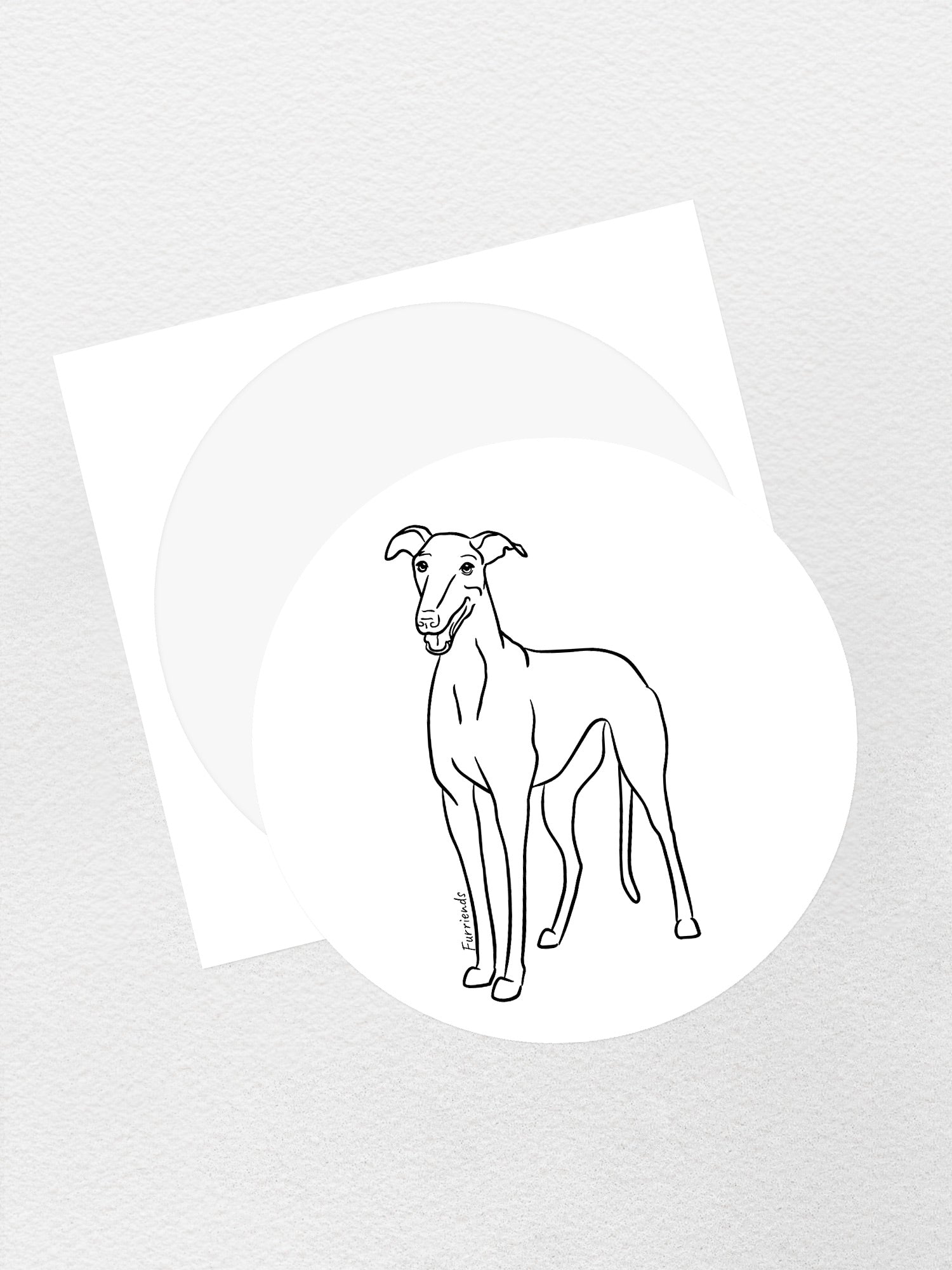 Greyhound Sticker