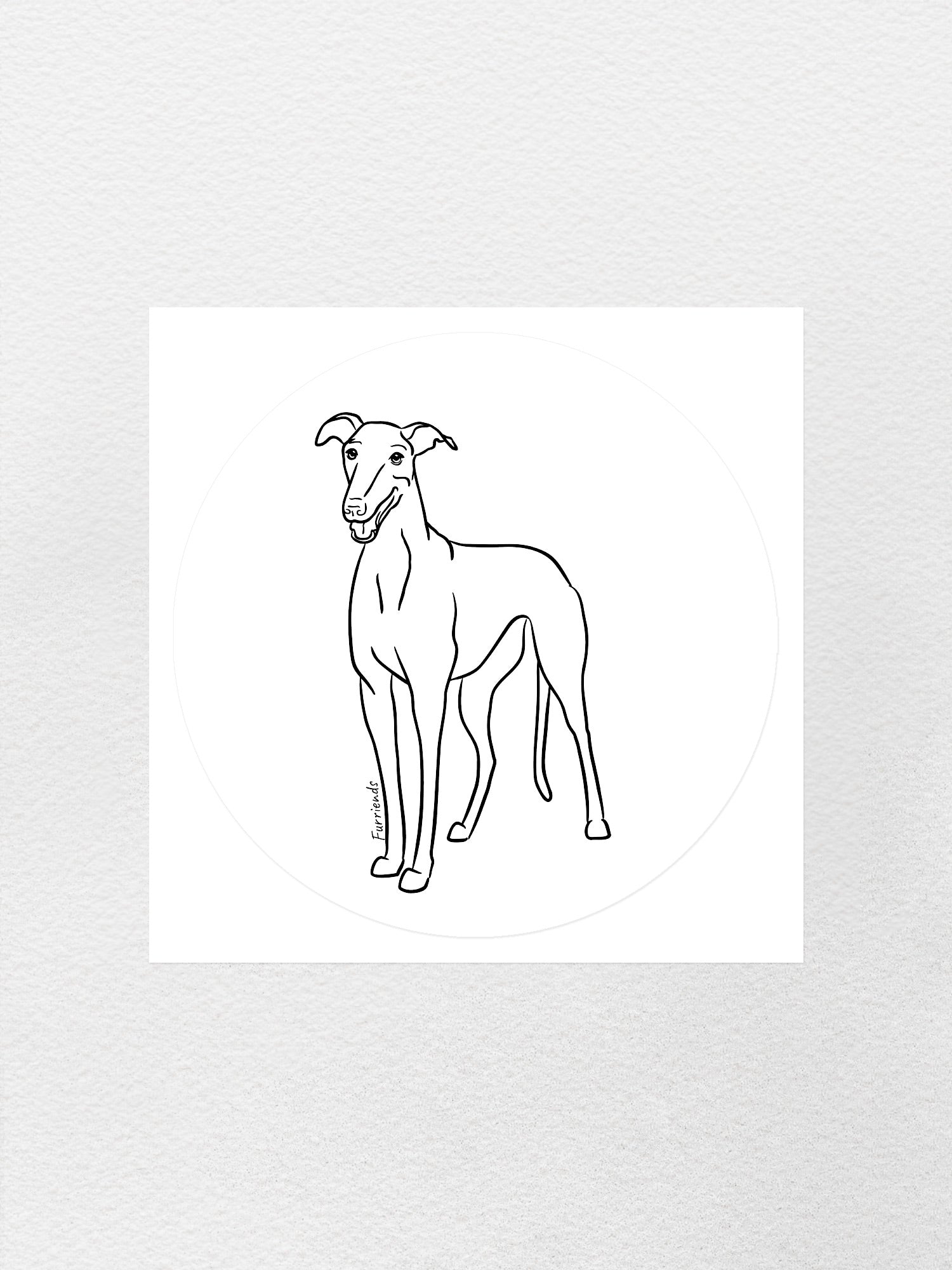 Greyhound Sticker