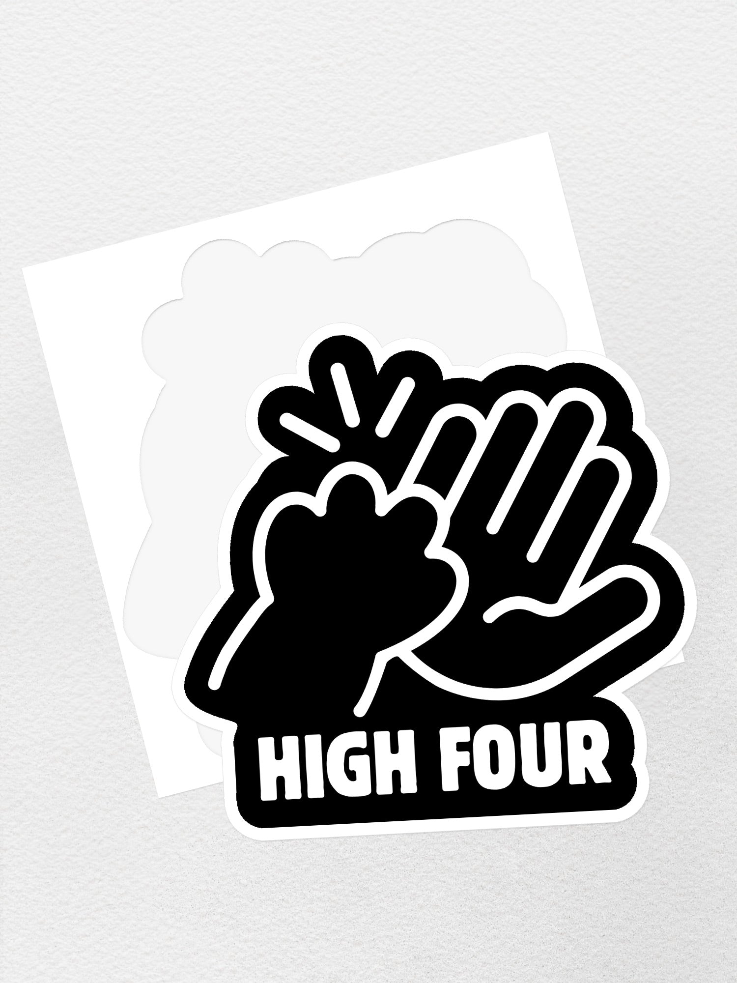 High Four Sticker