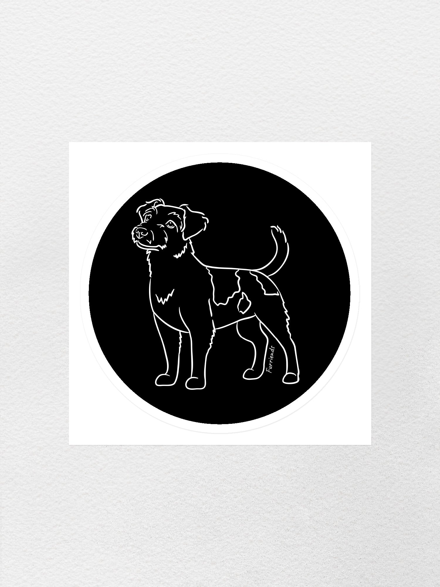 Jack Russell Terrier (Rough Coat) Sticker