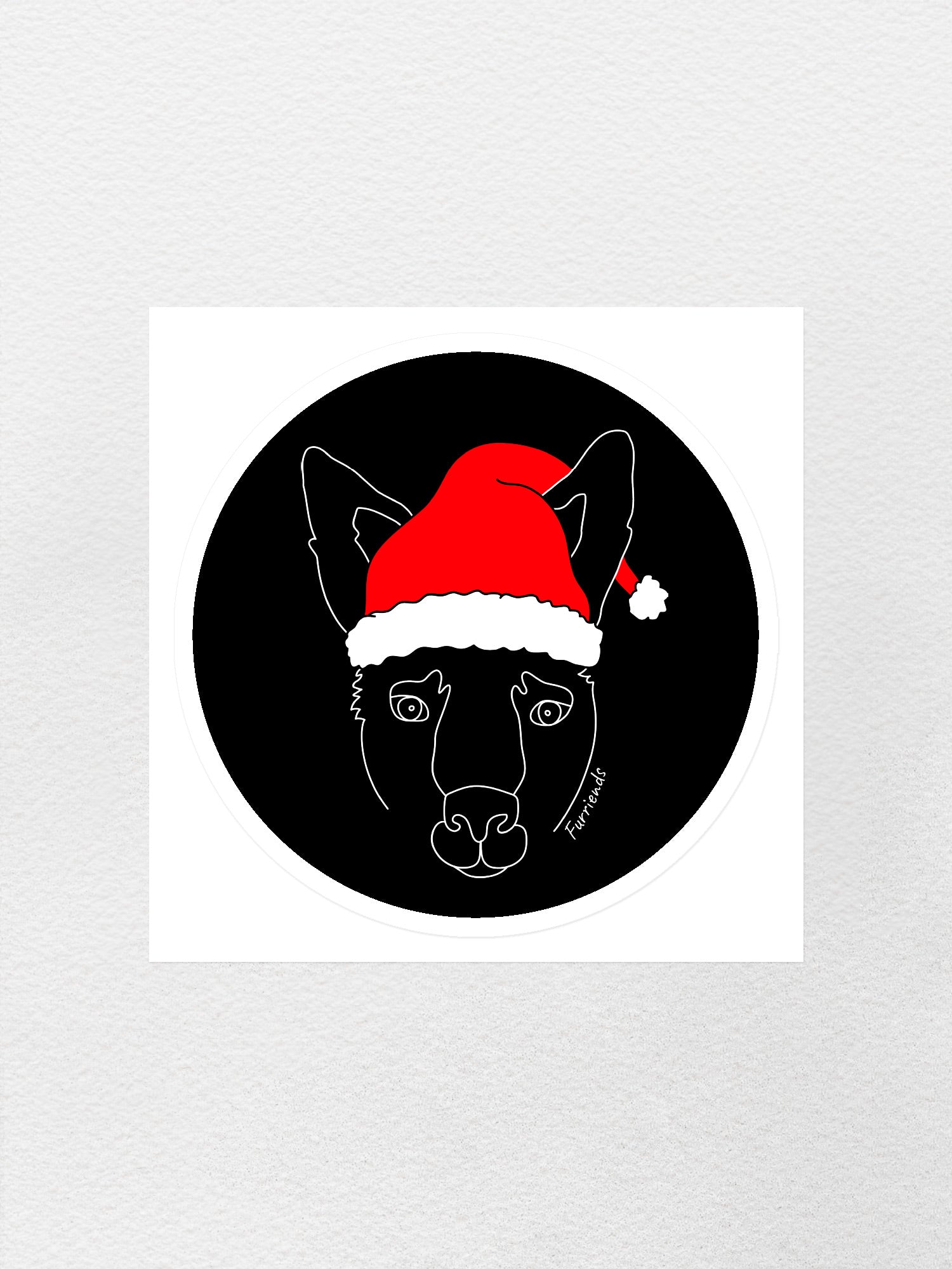 Kangaroo Christmas Edition Sticker