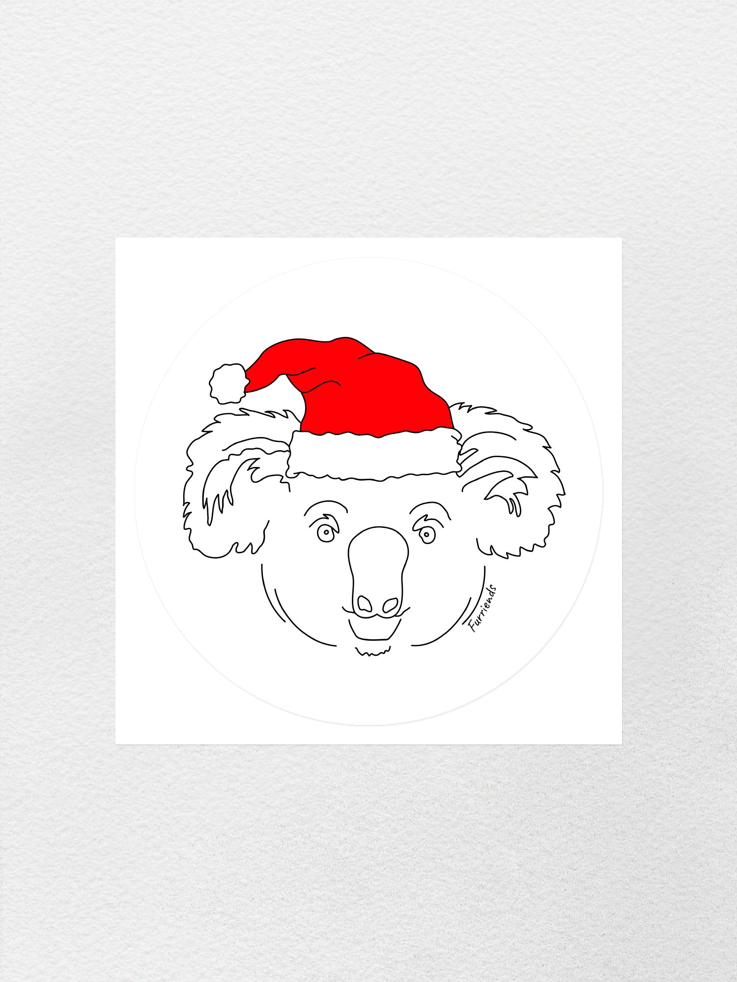 Koala Christmas Edition Sticker