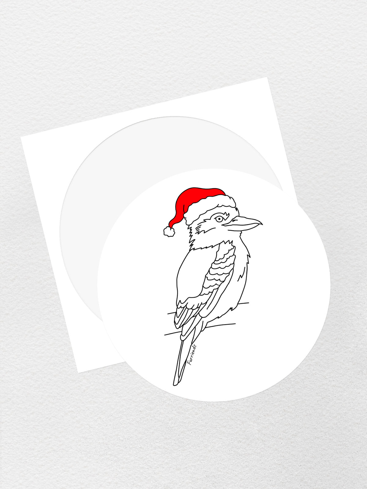 Kookaburra Christmas Edition Sticker