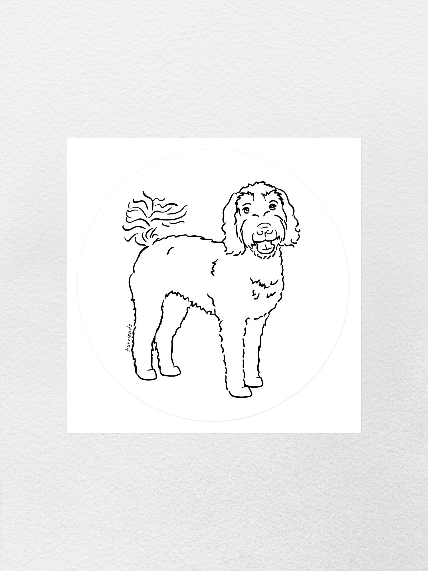 Labradoodle Sticker