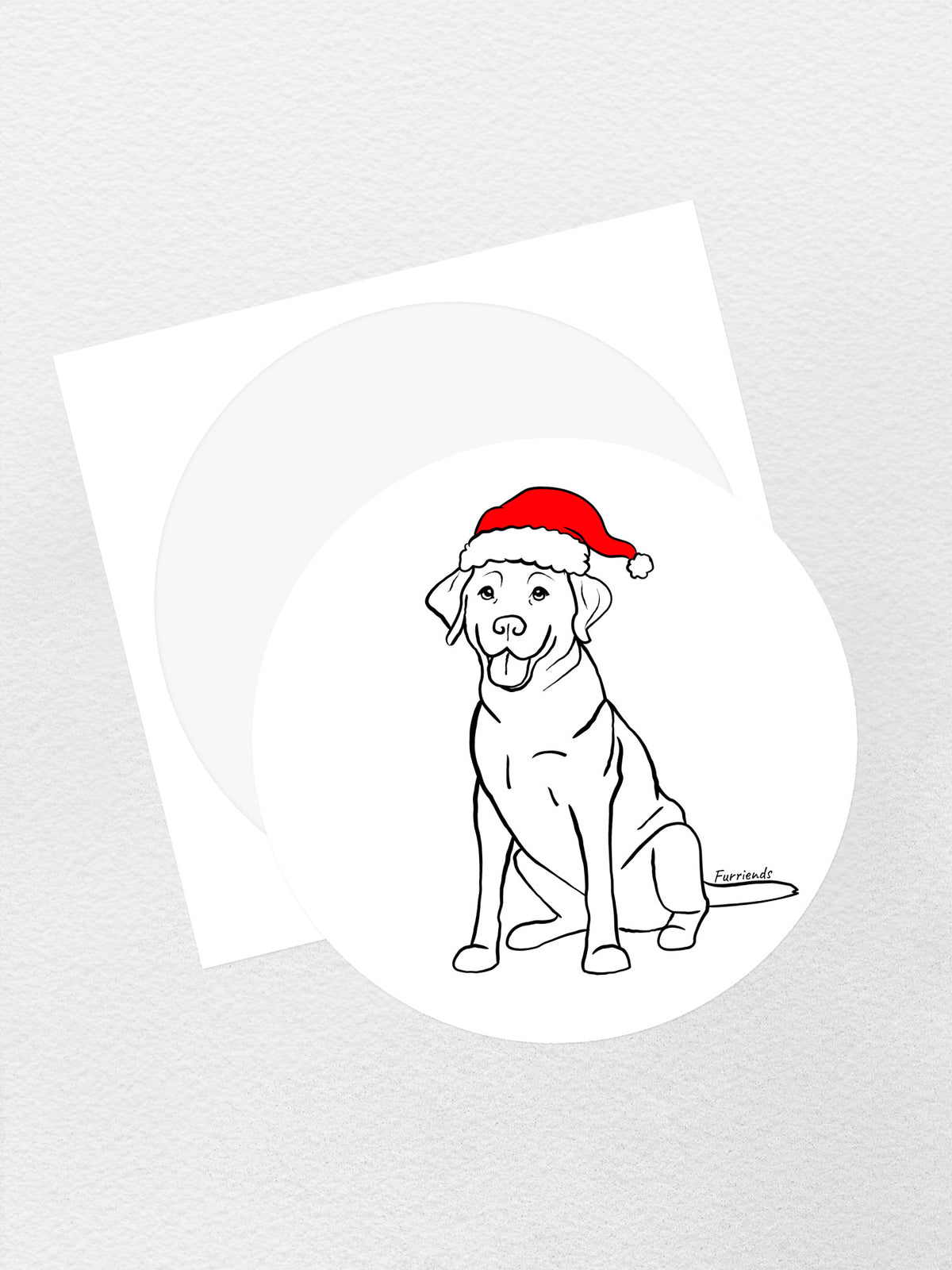 Labrador Christmas Edition Sticker