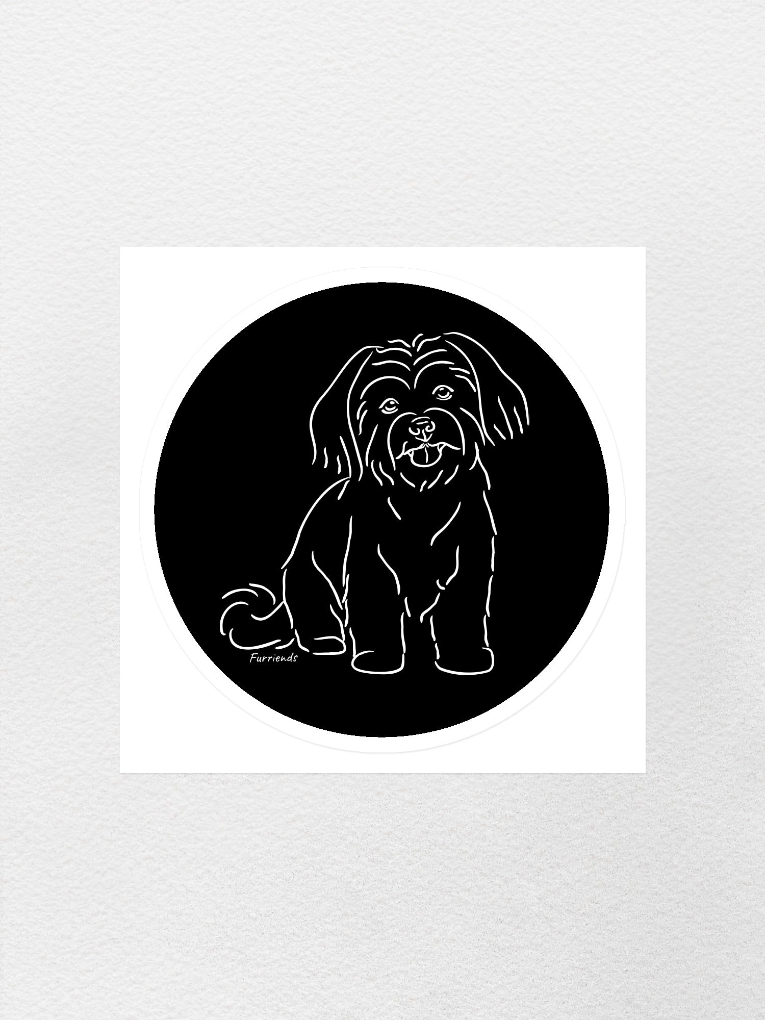 Maltese Terrier Sticker