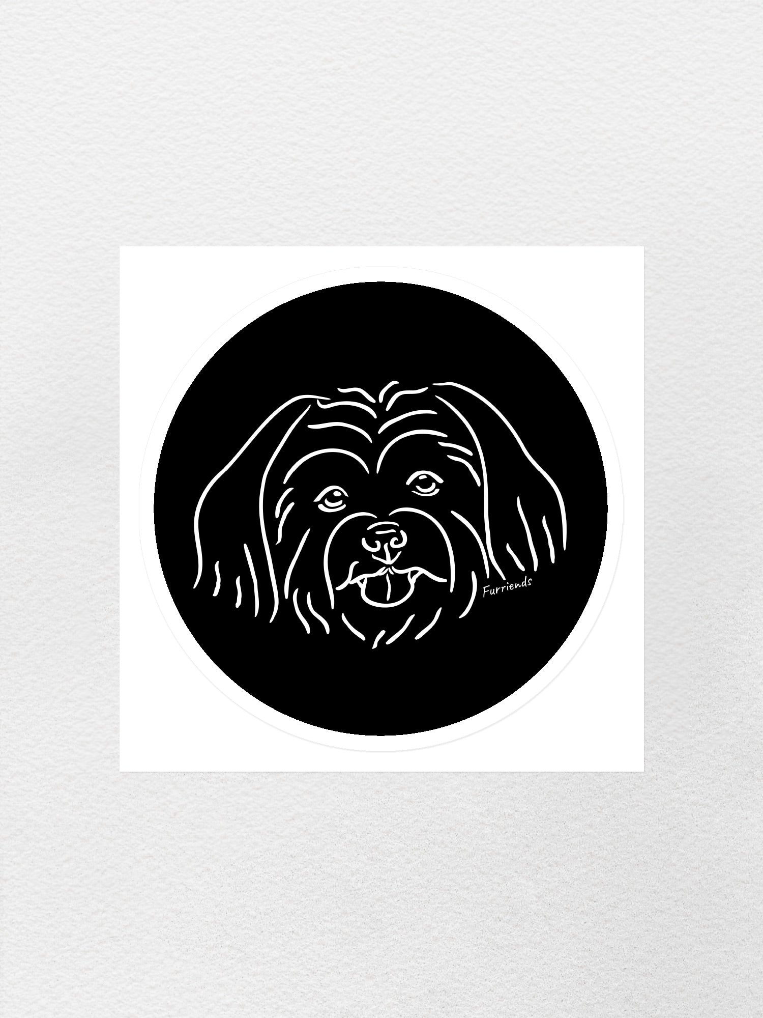 Maltese Terrier Sticker