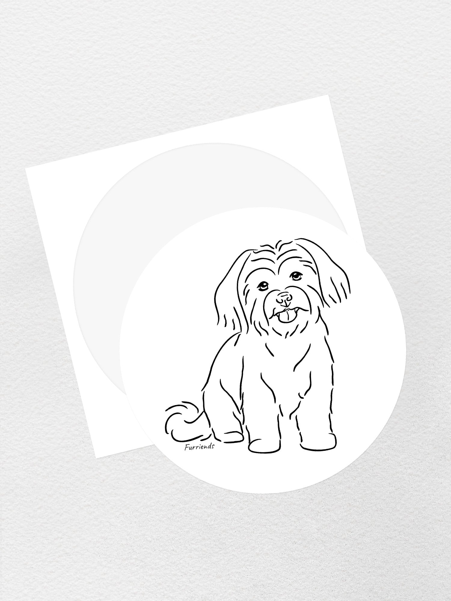 Maltese Terrier Sticker