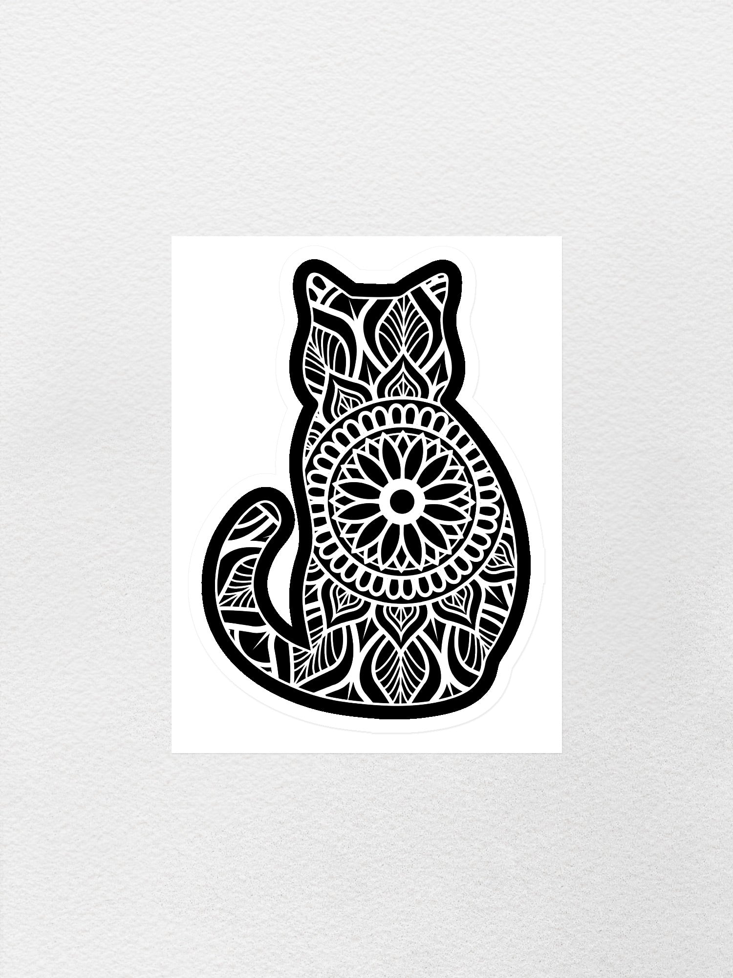 Cat Mandala Sticker