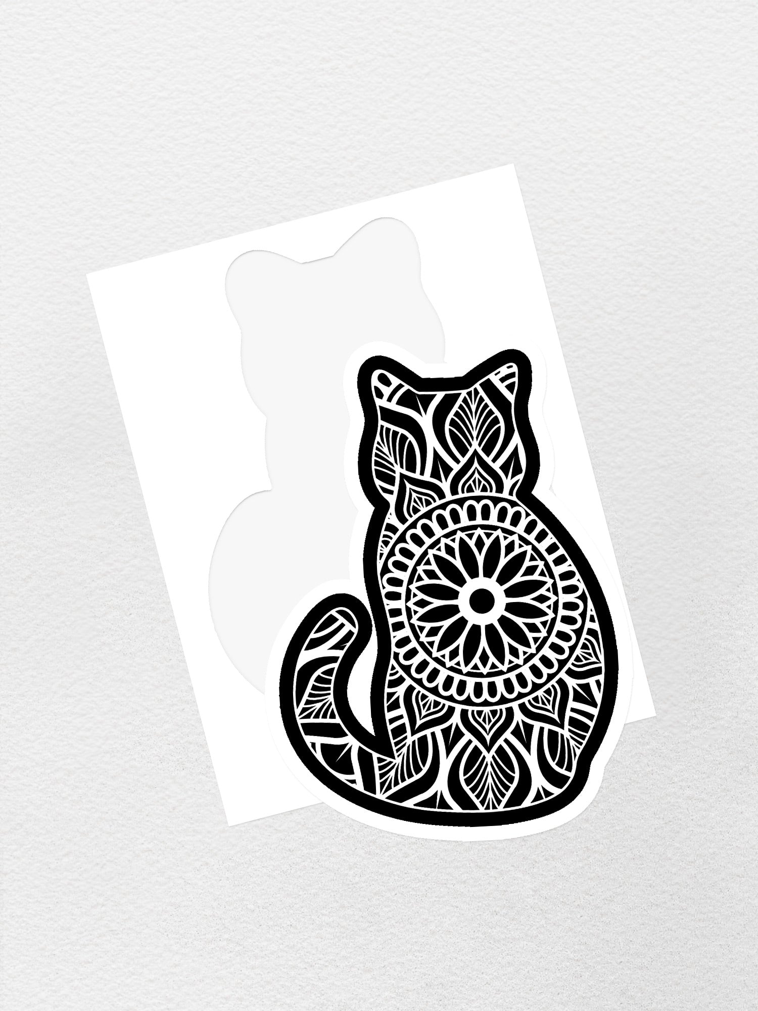 Cat Mandala Sticker