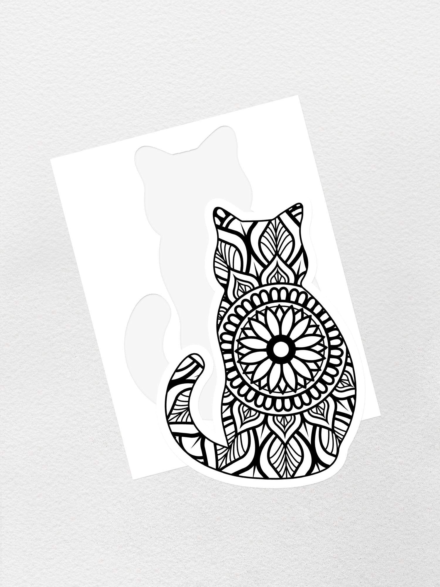 Cat Mandala Sticker