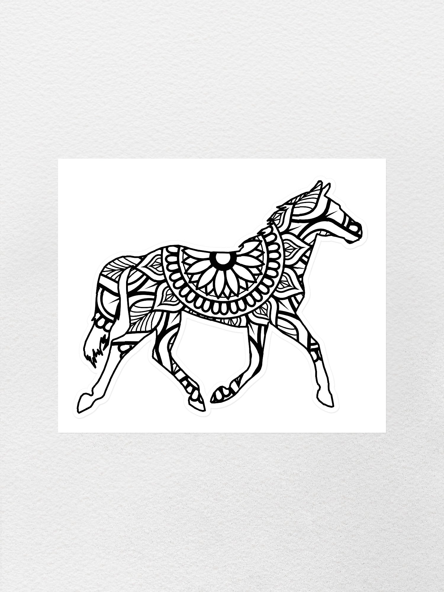 Horse Mandala Sticker