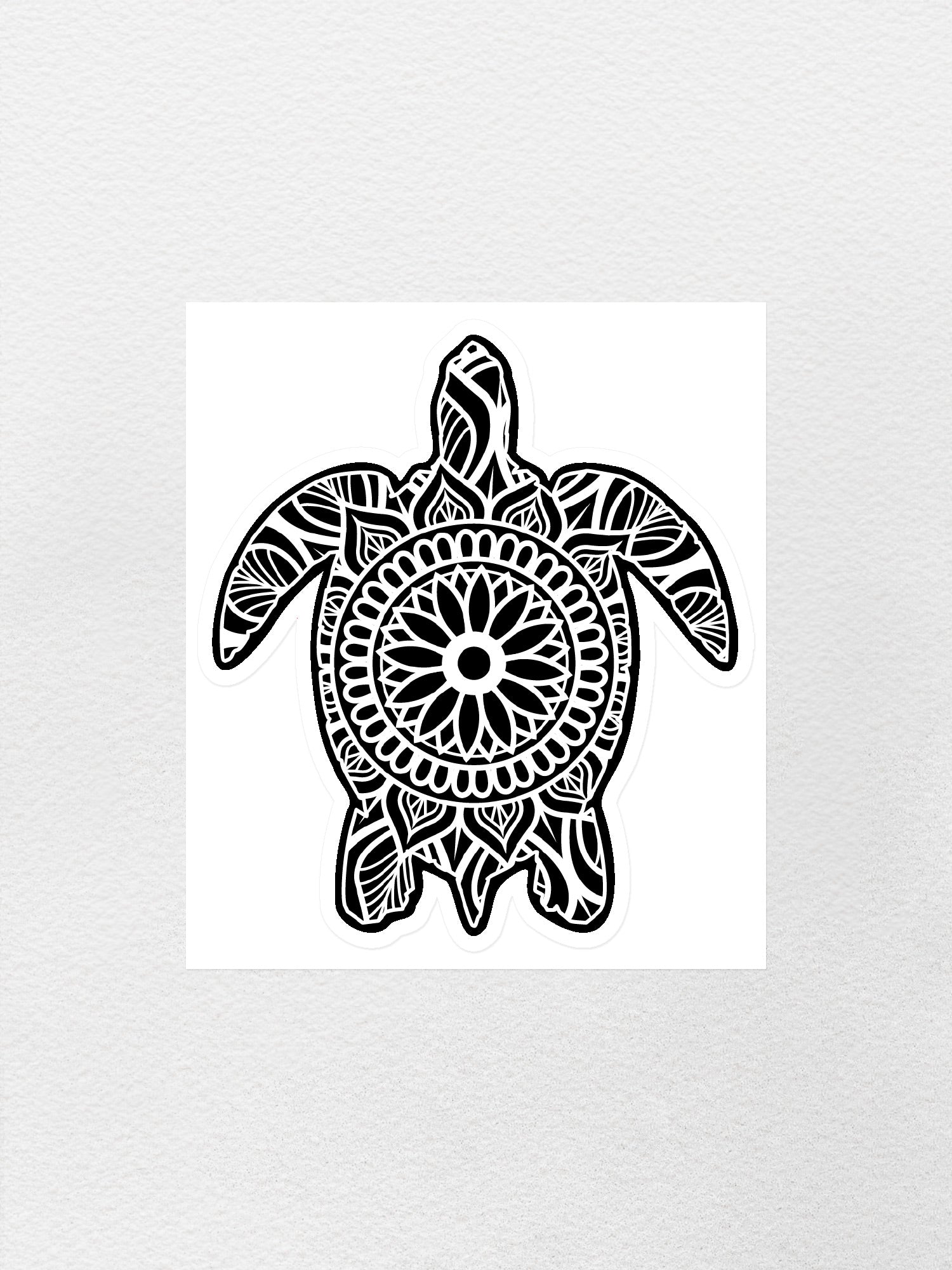 Turtle Mandala Sticker