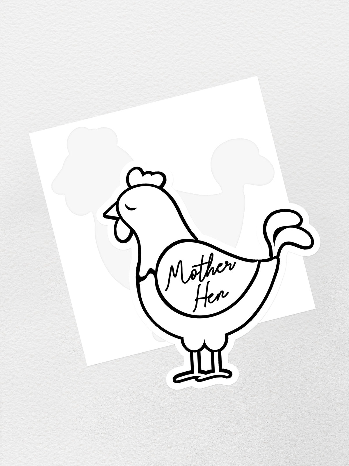 Mother Hen Sticker