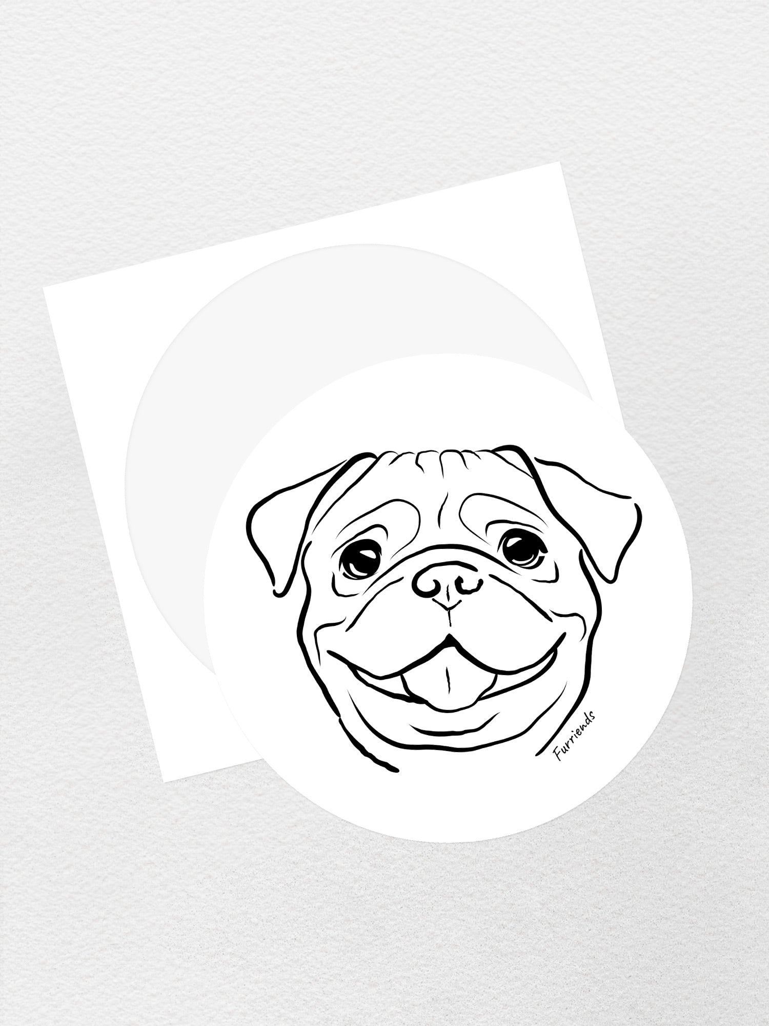 Pug Sticker