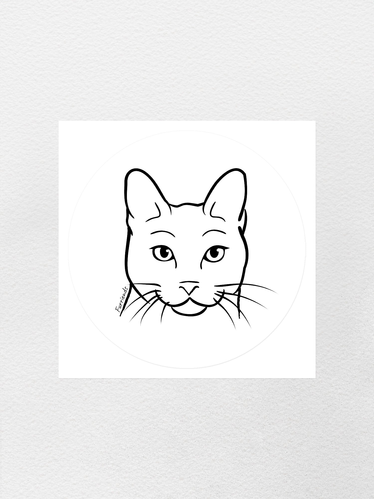 Russian Blue Sticker