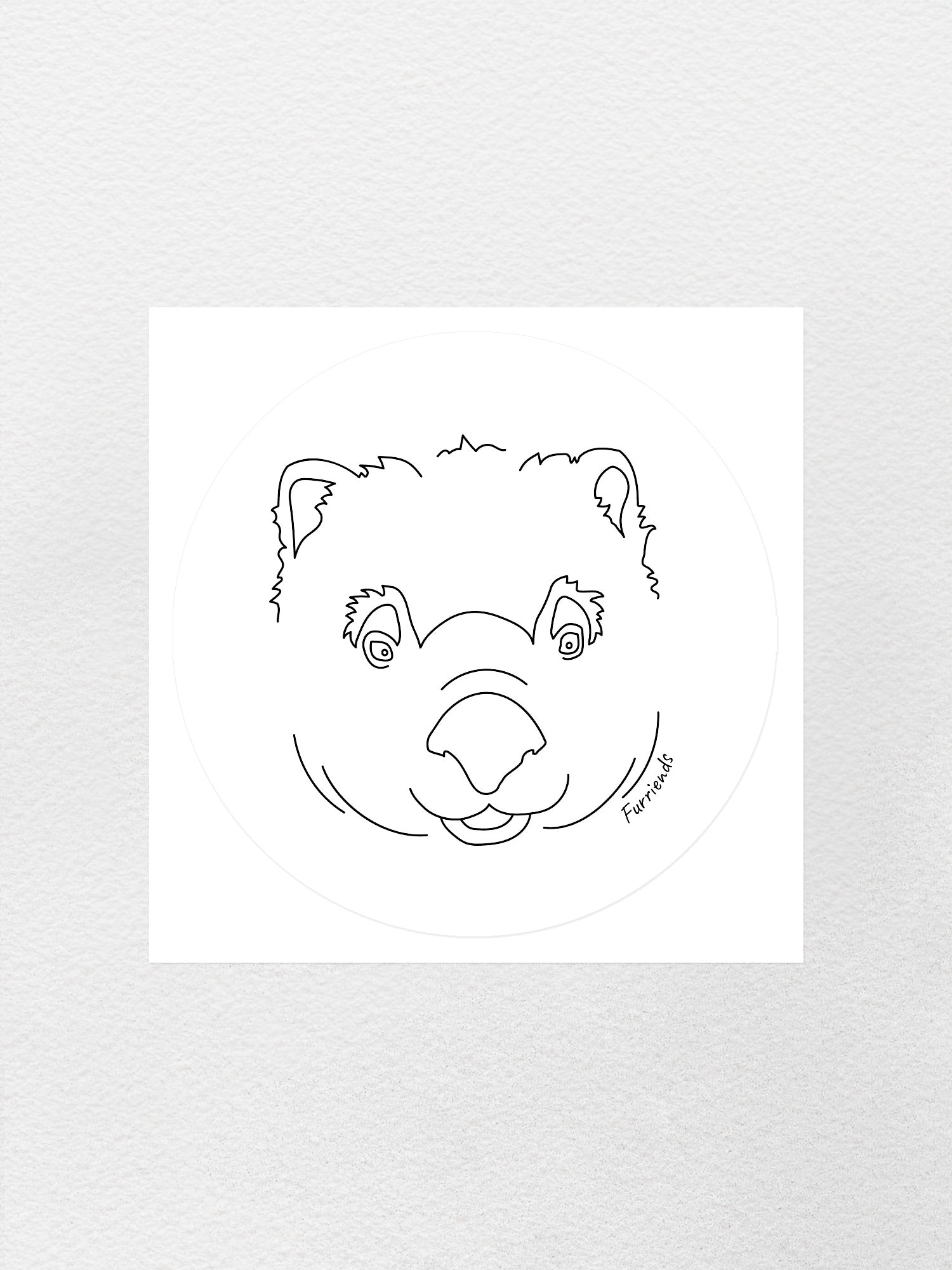 Wombat Sticker