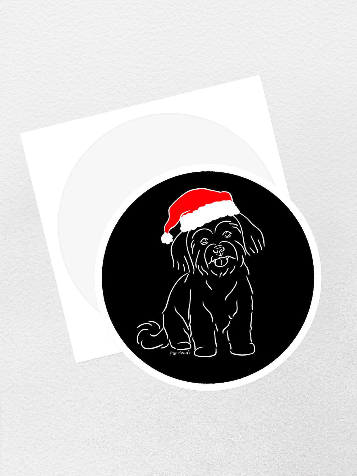 Maltese Terrier Christmas Edition Sticker