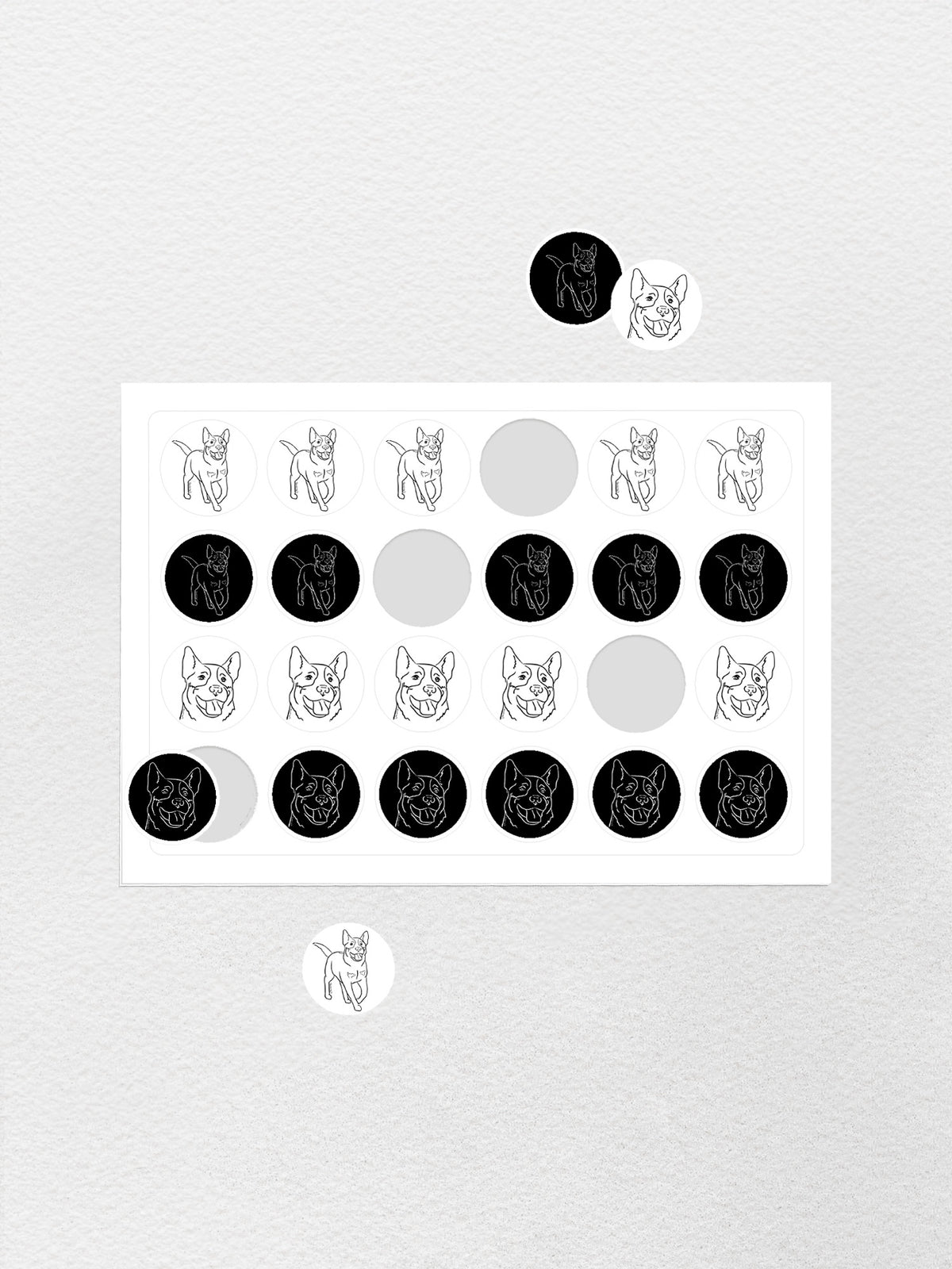 Australian Cattle Dog Sticker Sheet