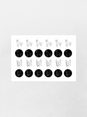 Kelpie Sticker Sheet